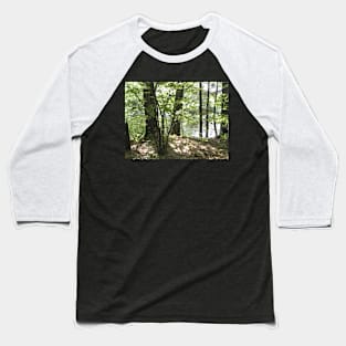 Lake Through the Woods Baseball T-Shirt